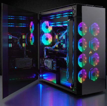 Gaming desktop case